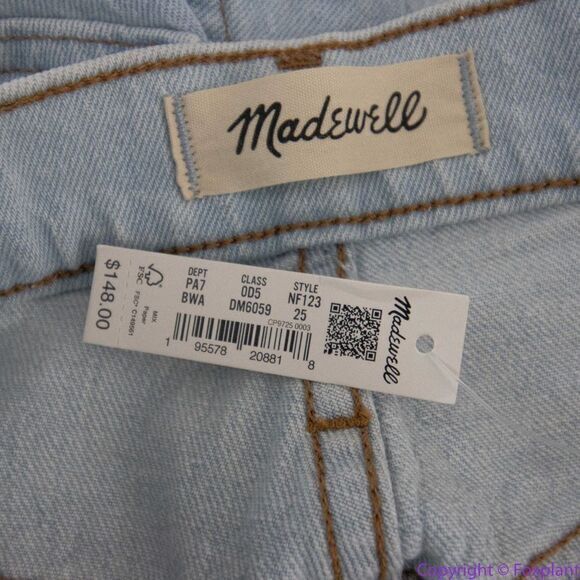 NEW Madewell Balloon Jeans in Baleberry Wash, 25 - Picture 12 of 16